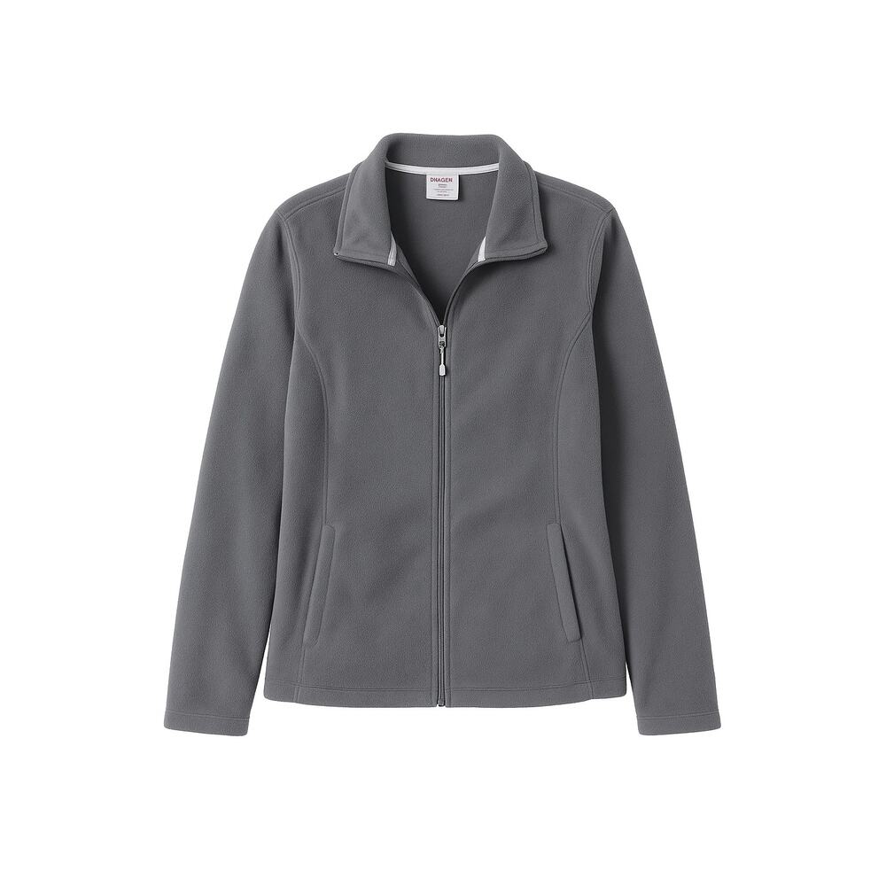 Danskin Now Women’s Grey Full Zip Fleece Jacket Size XL